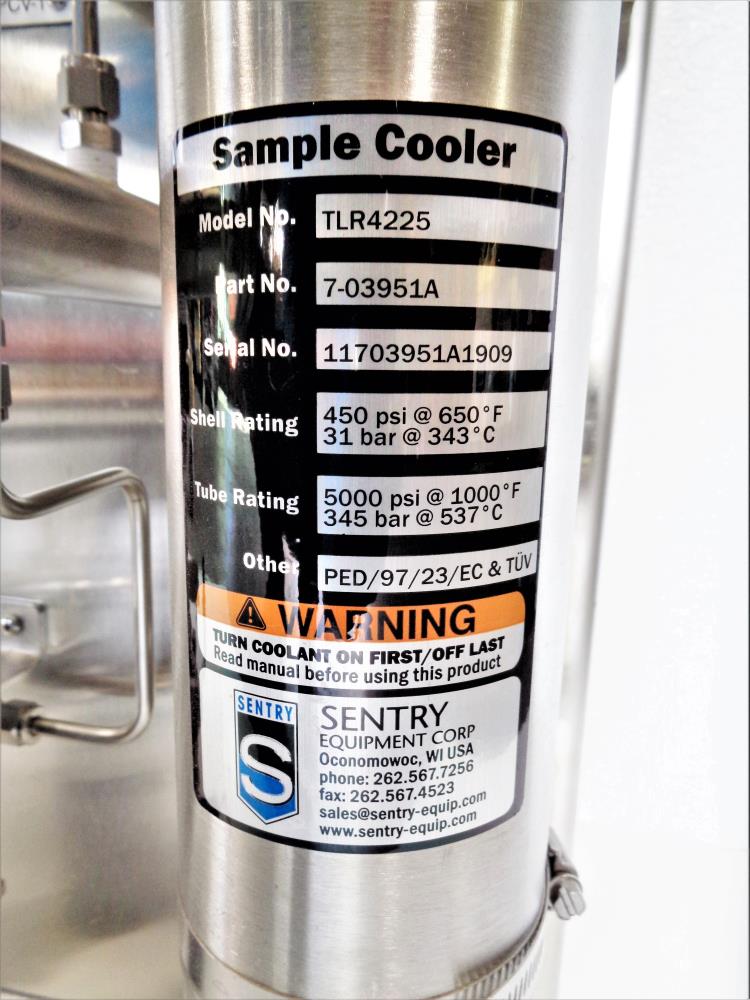 Sentry Sampler MVD, #7-04250A w/ Sample Cooler #TLR4225, Part# 7-03951A